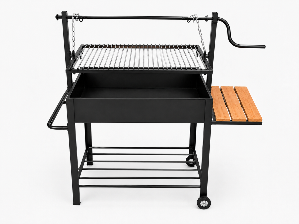 Parrilla Elevable con Manivela | Asado Chileno — PARRILLATE