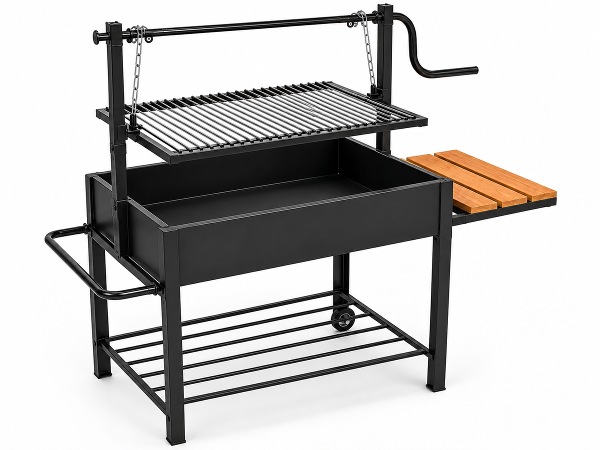 Parrilla Elevable con Manivela | Asado Chileno — PARRILLATE