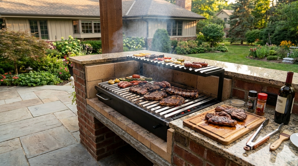 Parrilla Quincho con Sobreparrilla — PARRILLATE