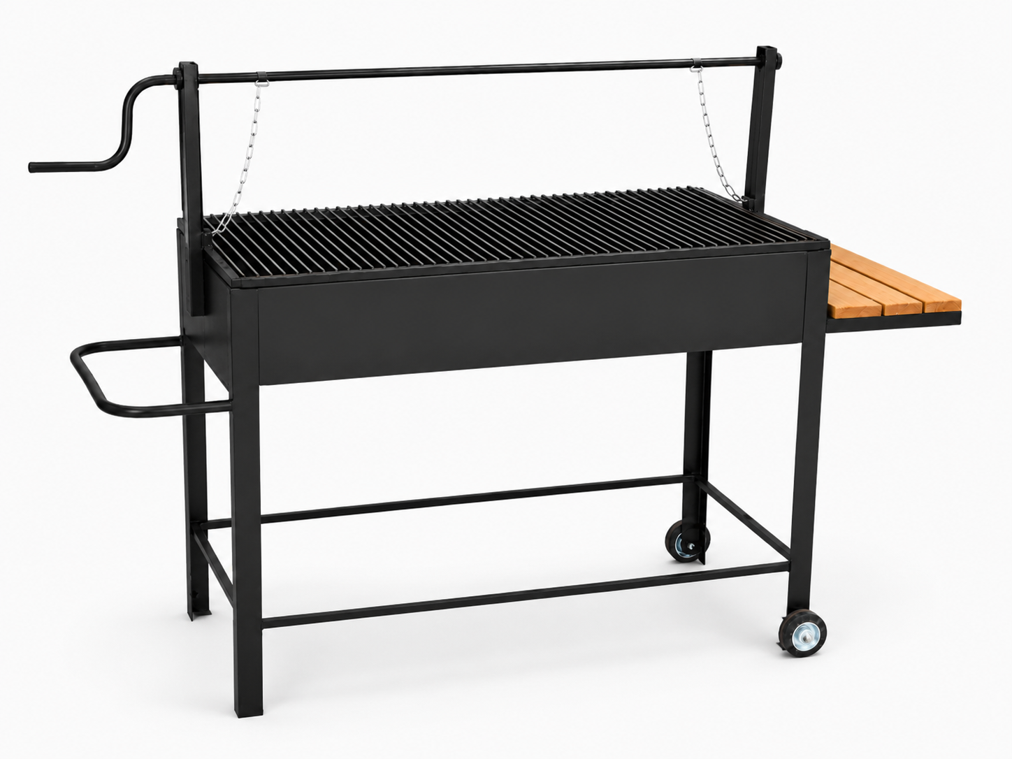 Detalle de la parrilla elevable formato grande — PARRILLATE
