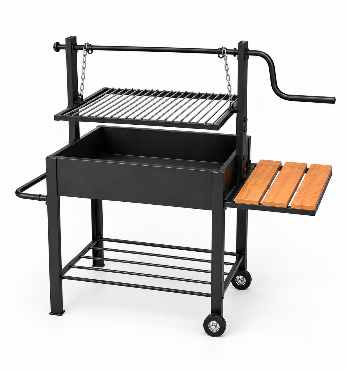 Parrilla Elevable con Manivela | Asado Chileno — PARRILLATE